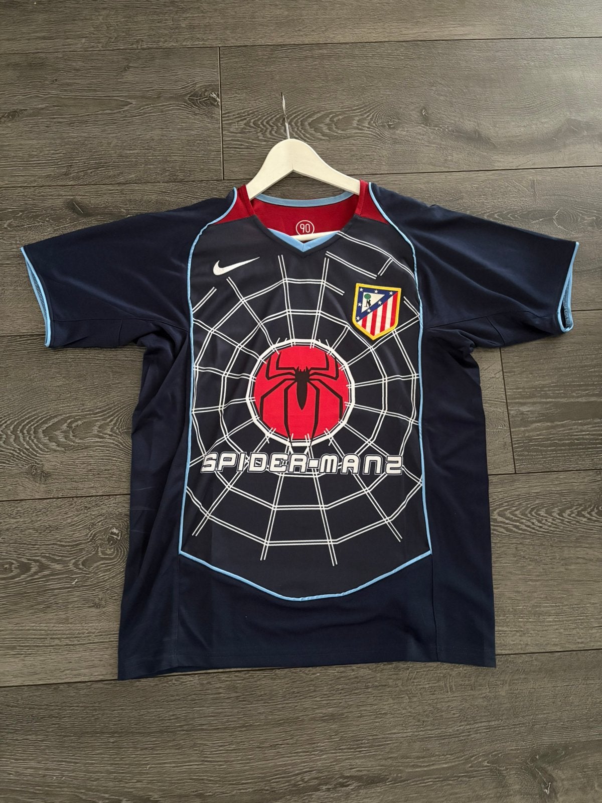 Atletico Madrid 04/05 Spiderman away shirt | F. torres 9, Maat L, Ophalen of Verzenden, Nieuw, Shirt