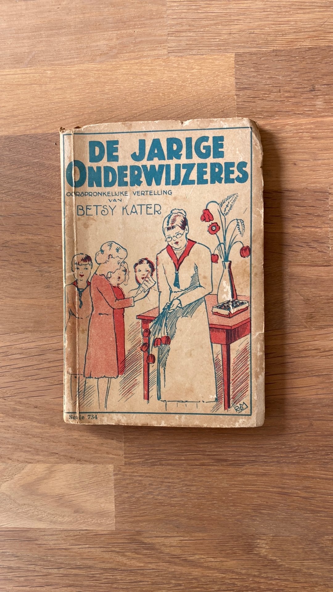 kinderboek "De jarige onderwijzeres", Antiek en Kunst, Ophalen of Verzenden