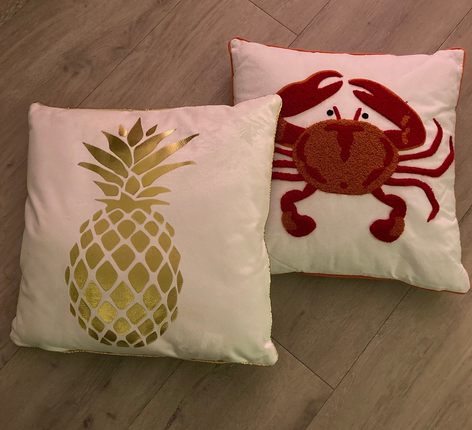 2 leuke sierkussens tesamen, Huis en Inrichting, Ophalen, Meerkleurig, Vierkant, Zo goed als nieuw