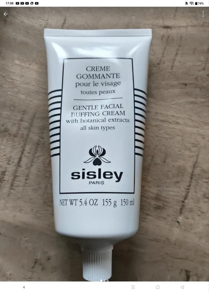 Sisley creme gommante 150ml, Ophalen of Verzenden, Nieuw, Gehele gezicht