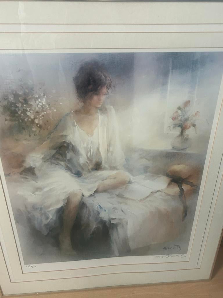 Prachtige ingelijste kunstprint, Ophalen of Verzenden, Zo goed als nieuw