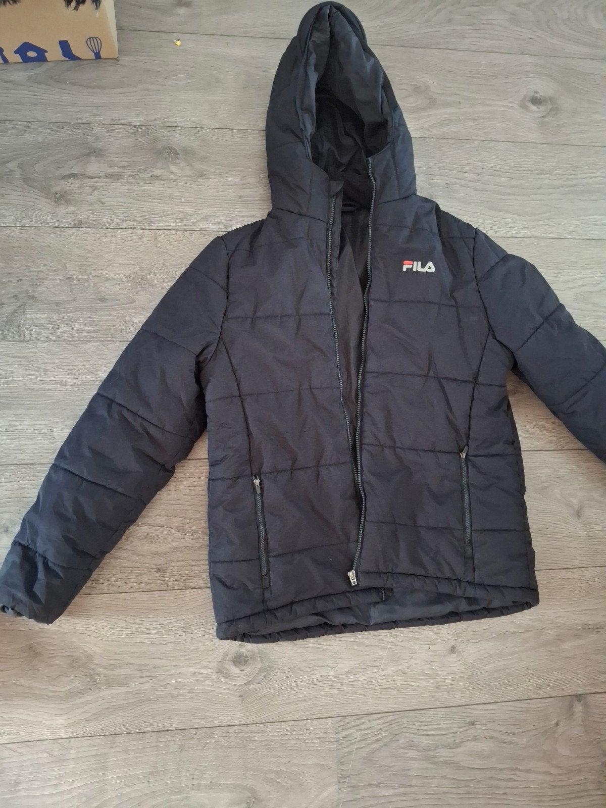 Fila warme winterjas donkerblauw maat 16 (176) als nieuw, Kinderen en Baby's, Ophalen of Verzenden
