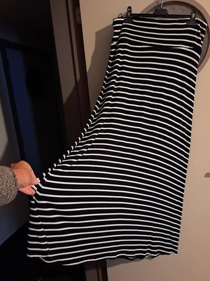 Maxi rok, extra lang, L, Hema, 110 cm lang, Kleding | Dames, Rokken, Zwart, Maat 42/44 (L), Ophalen of Verzenden, Zo goed als nieuw