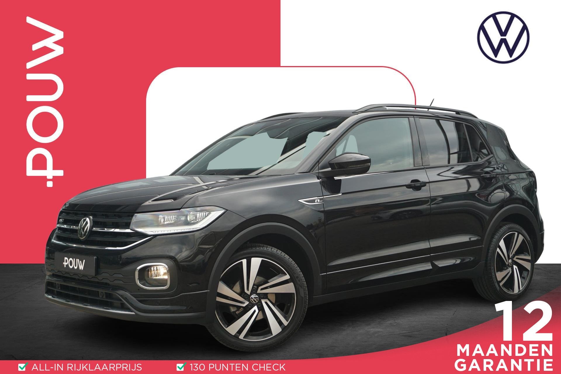 Volkswagen T-Cross 1.0 TSI 110pk DSG R-Line | Navigatie | Ac, 12 maanden, T-Cross, Gebruikt, Euro 6