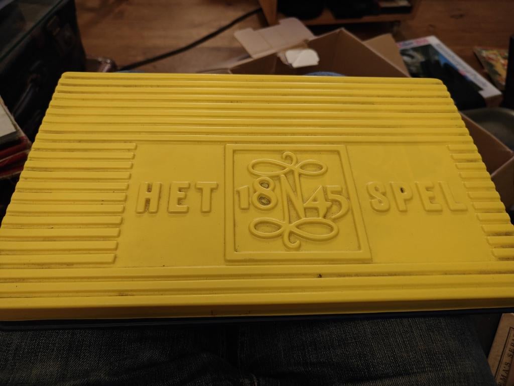 Het 1845 Spel - Vintage Bordspel, Ophalen of Verzenden, Gebruikt