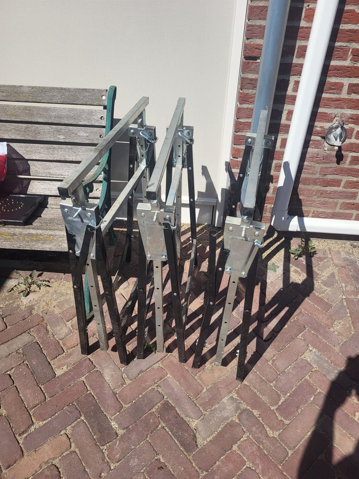 Schragen, Ophalen, Gebruikt