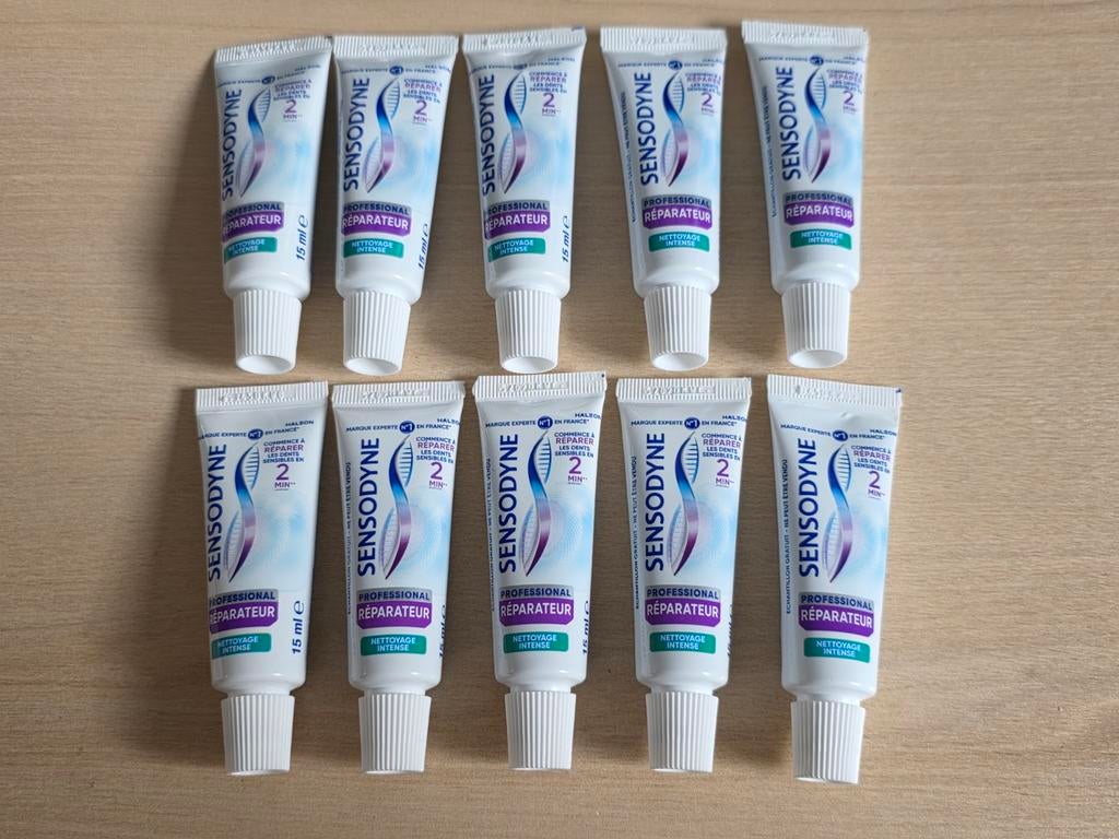 10x reistube Sensodyne Professional Repair, Ophalen of Verzenden, Nieuw, Tandpasta