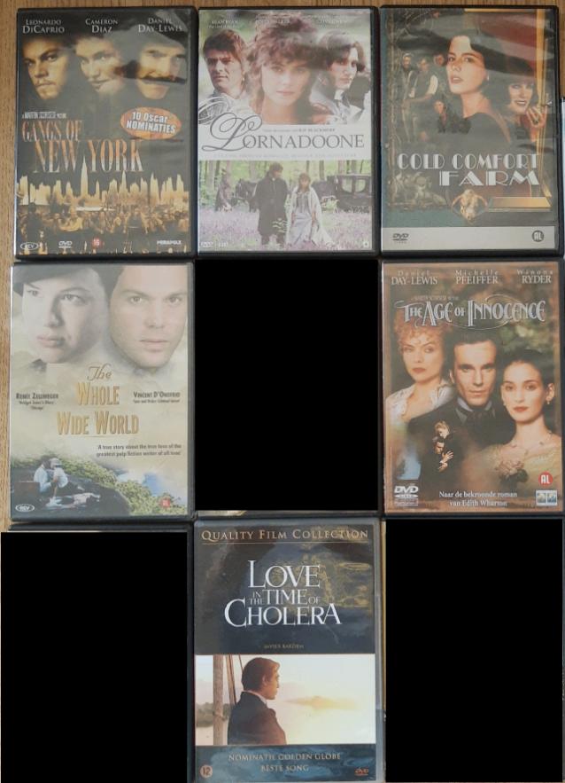 6x / Kostuumdrama Drama / Lorna Doone Cholera Gang New York, Vanaf 12 jaar, Ophalen of Verzenden, Zo goed als nieuw, Historisch of Kostuumdrama