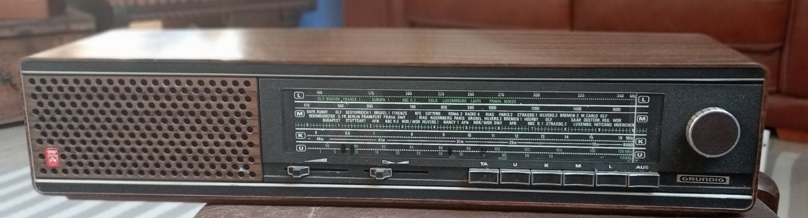 Vintage Grundig RF 511 Radio - Klassieke Wereldontvanger, Audio, Tv en Foto, Ophalen, Gebruikt, Wereldontvanger
