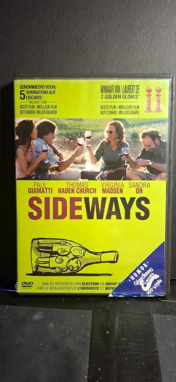 Sideways DVD - Genomineerd voor 5 Oscars, 2 Golden Globes, Nederlands, Ophalen of Verzenden, Vanaf 12 jaar, Inclusief doosje