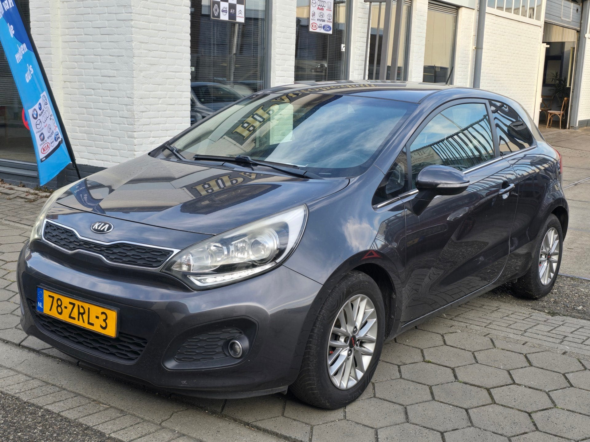 Kia Rio 1.2 CVVT Super Pack rijd rem schakel zeer goed nap a, Euro 5, 4 cilinders, Origineel Nederlands, Bedrijf