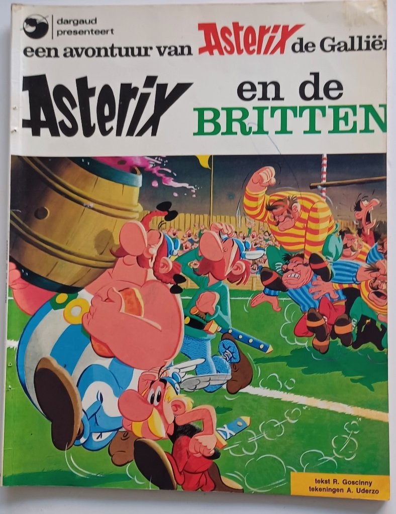 asterix en de britten, Gelezen, R goscinny, Eén stripboek, Ophalen of Verzenden