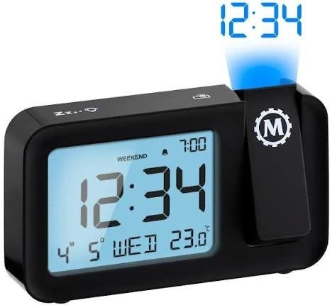 Digitale Wekker met Projectie en Temperatuurweergave, ../, ..., Ophalen of Verzenden, Zo goed als nieuw