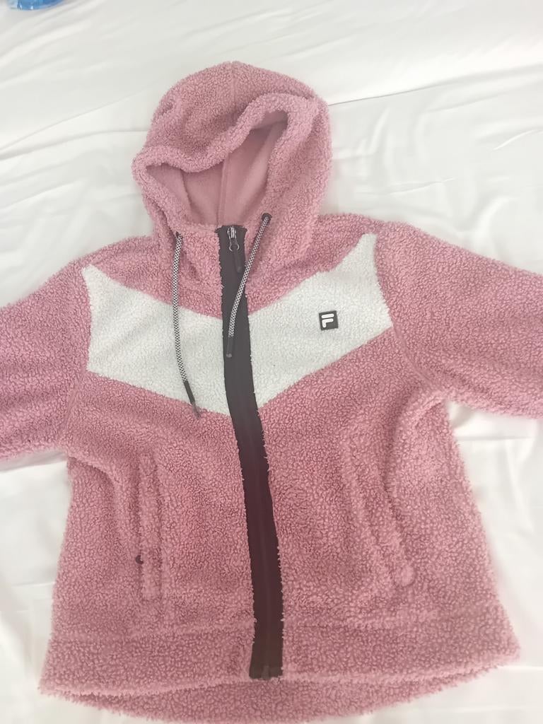 Fila Teddy Jas Roze met Capuchon, Zo goed als nieuw, Roze, Fila, Ophalen