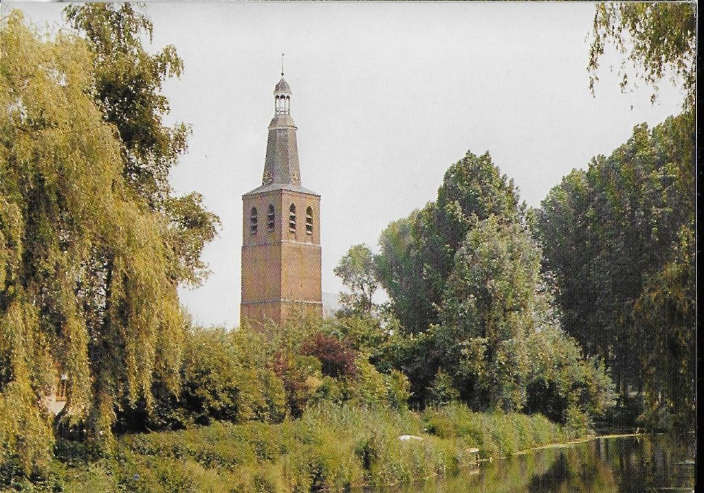 Sint Oedenrode gezicht op de knoptoren ansichtkaart ( 433 ), Verzenden, 1980 tot heden, Ongelopen, Noord-Brabant