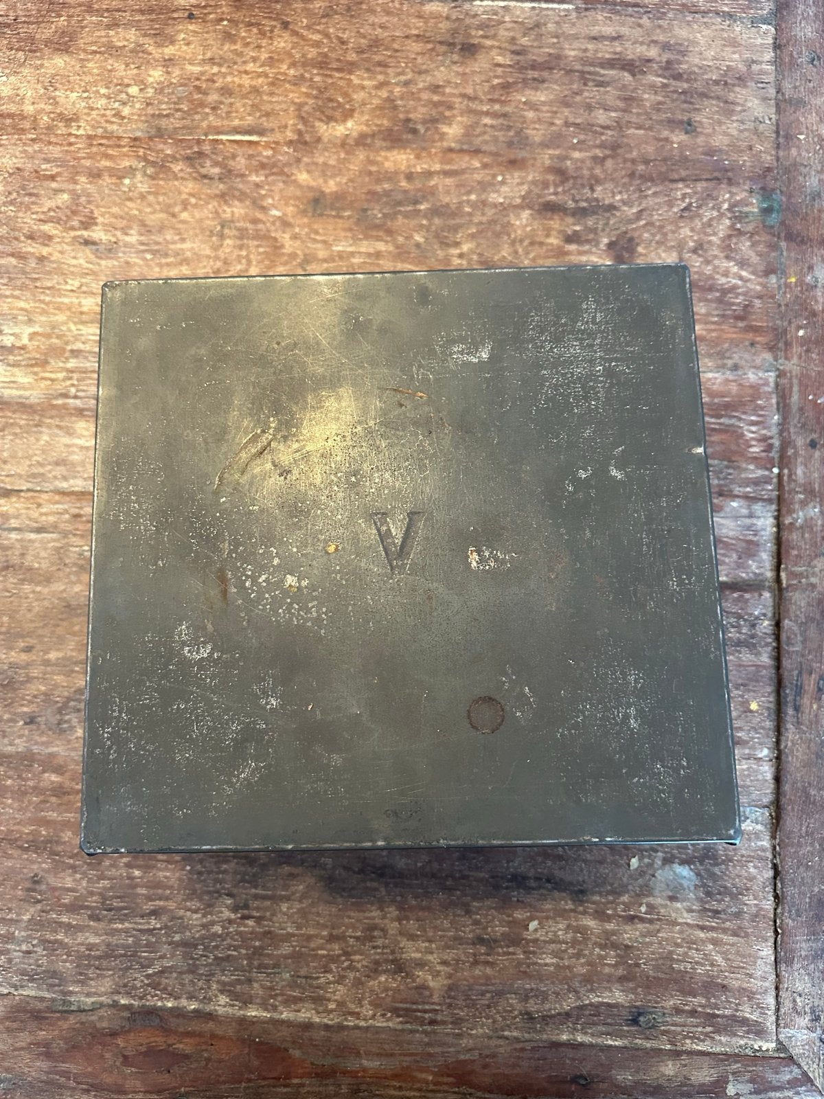 Oud Verkade Zaandam winkeliers verkoopblik 1957, Ophalen of Verzenden, Gebruikt, Koek(jes), Verkade
