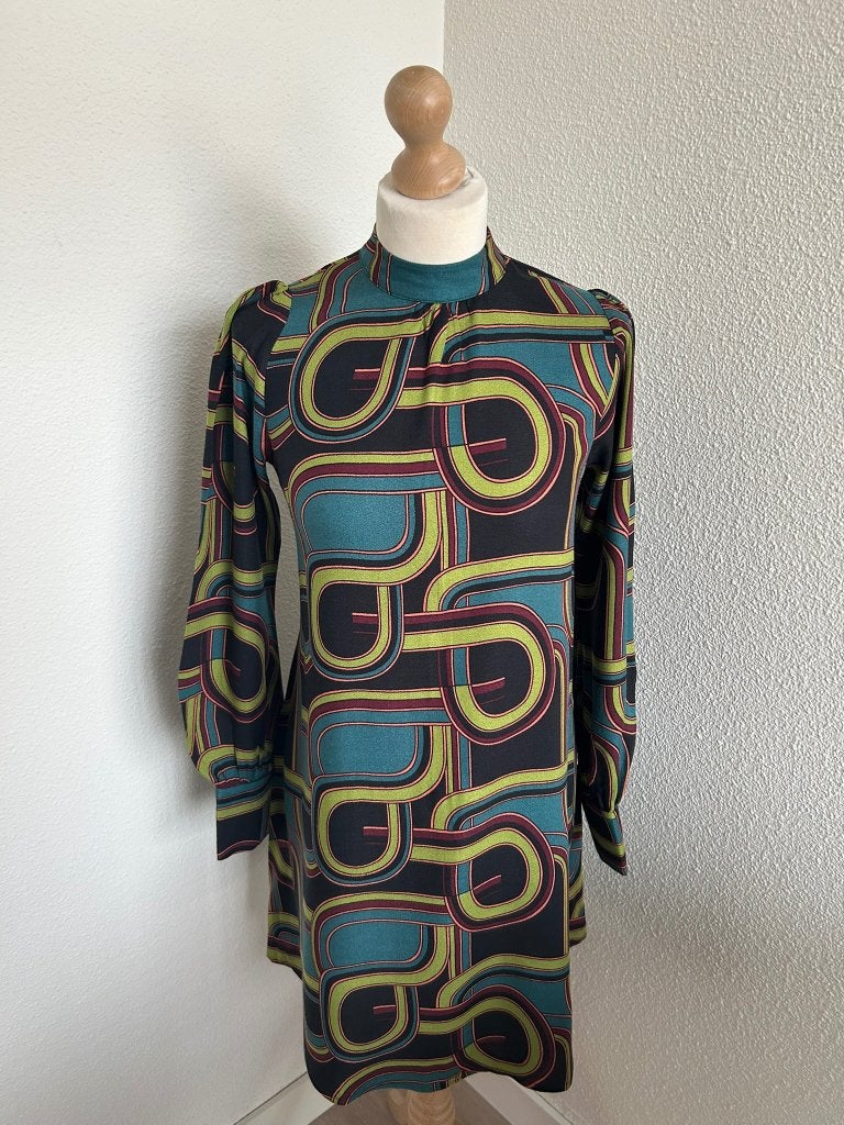 King Louie maat 34 NIEUW Sandy dress Zappa 1987, Nieuw, Ophalen of Verzenden, Knielengte, King Louie