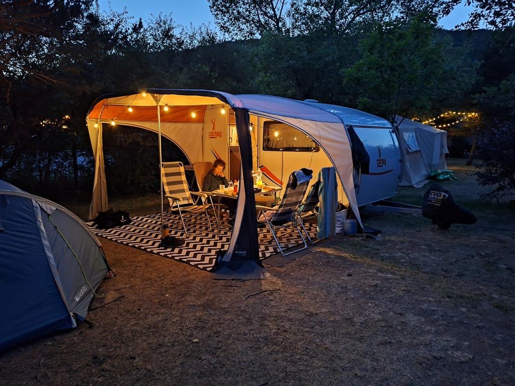 Waardebepaling! Leuke Dethleffs Campy, Caravans en Kamperen, Rondzit, Particulier, Dethleffs, Koelkast