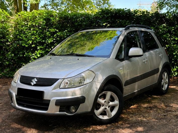 Suzuki SX4 1.6 2008 Grijs, Zwart, 4 cilinders, 49 €/maand, 1200 kg