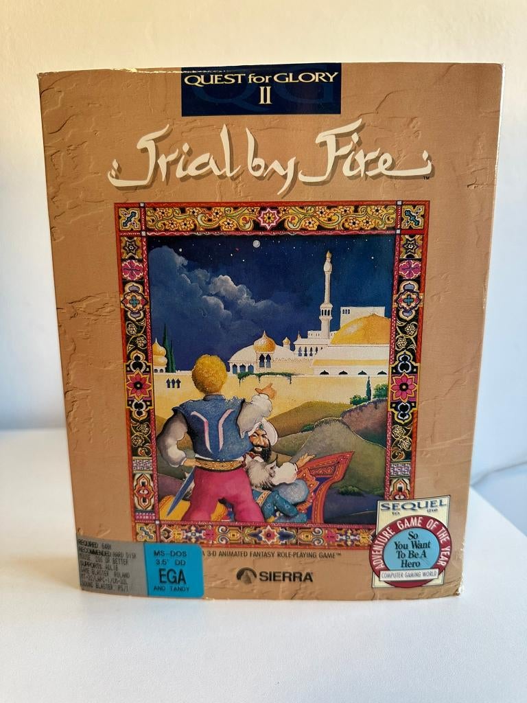 Quest for Glory II 2 - Trial by Fire - Sierra - PC Big Box, 1 speler, Ophalen of Verzenden, Vanaf 12 jaar