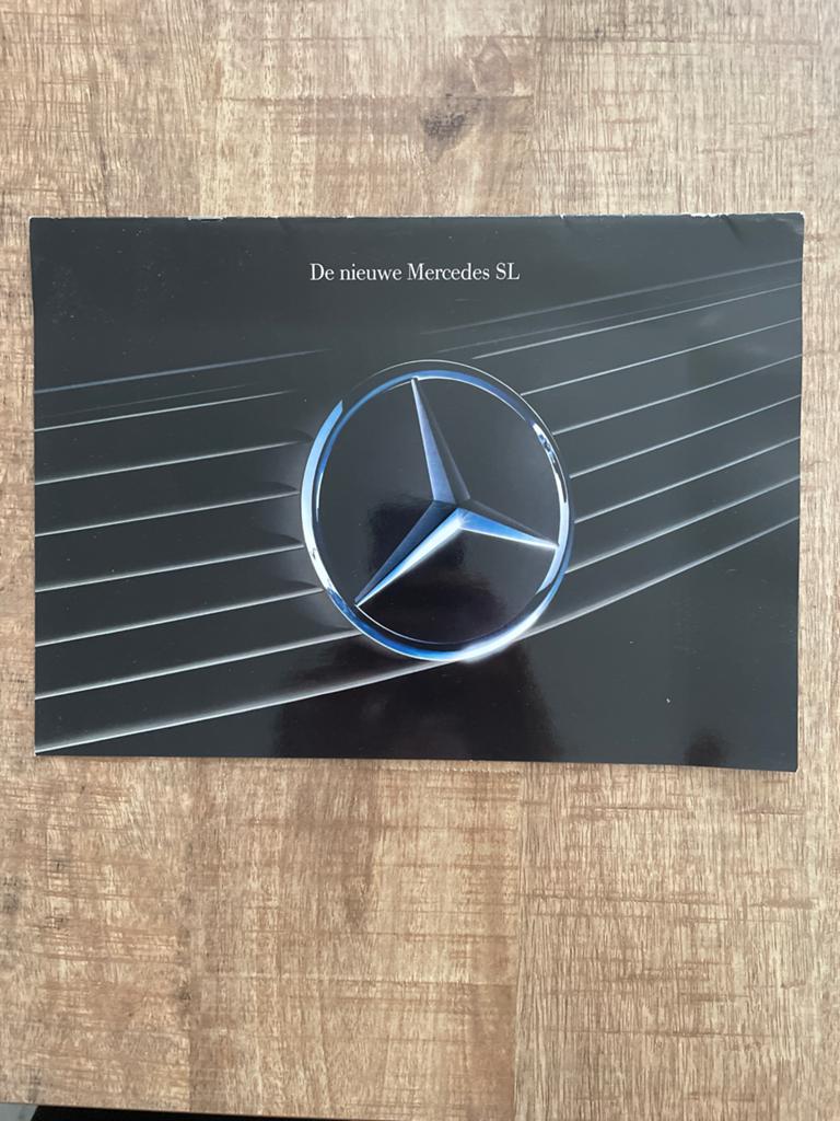 Mercedes SL Brochure - De nieuwe Mercedes SL (1990), Ophalen of Verzenden, Gelezen, Mercedes