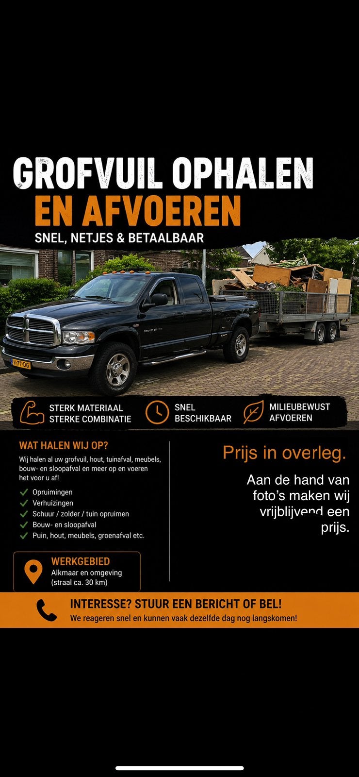 Afvoeren, Ophalen