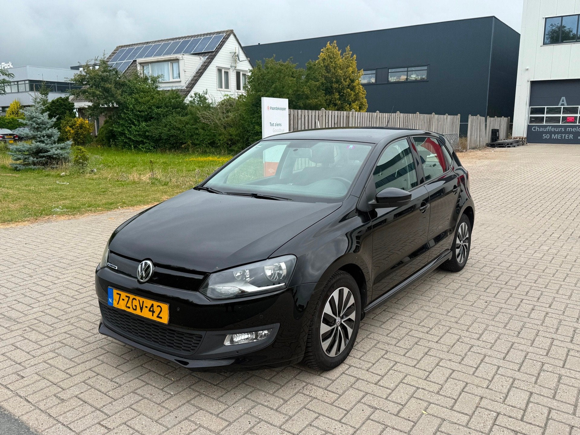 Volkswagen Polo 1.4 TDI BlueMotion CLIMA ZWART EURO 6 2015, Voorwielaandrijving, Gebruikt, Euro 6, 580 kg