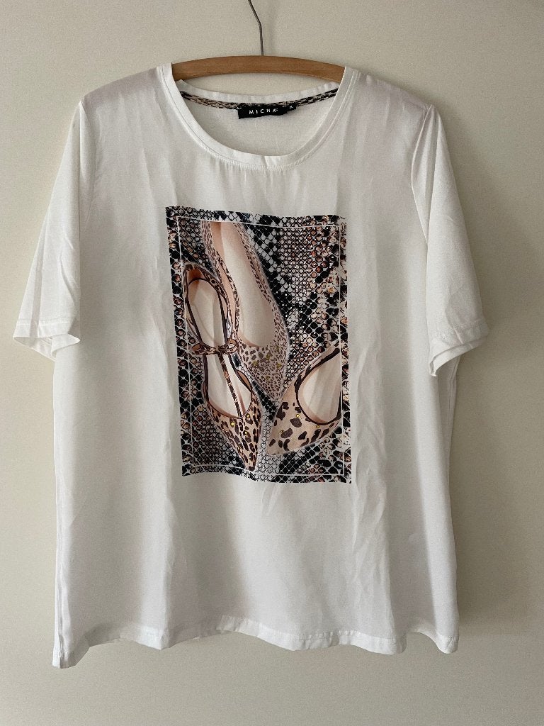 Nieuw Micha shirt. Maat XL., Kleding | Dames, Ophalen of Verzenden, Nieuw, Maat 46/48 (XL) of groter, Korte mouw