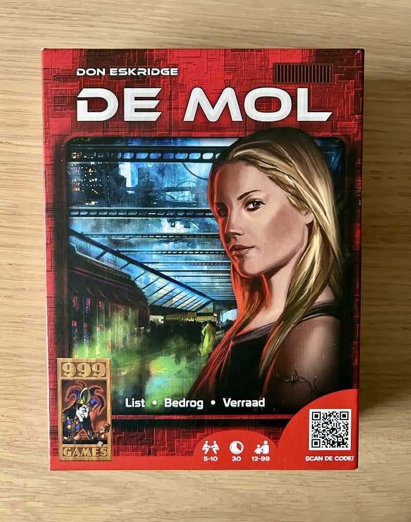 Gezelschapsspel De mol - Don Eskridge - 999 Games, Vijf spelers of meer, Ophalen of Verzenden, Zo goed als nieuw, 999 games