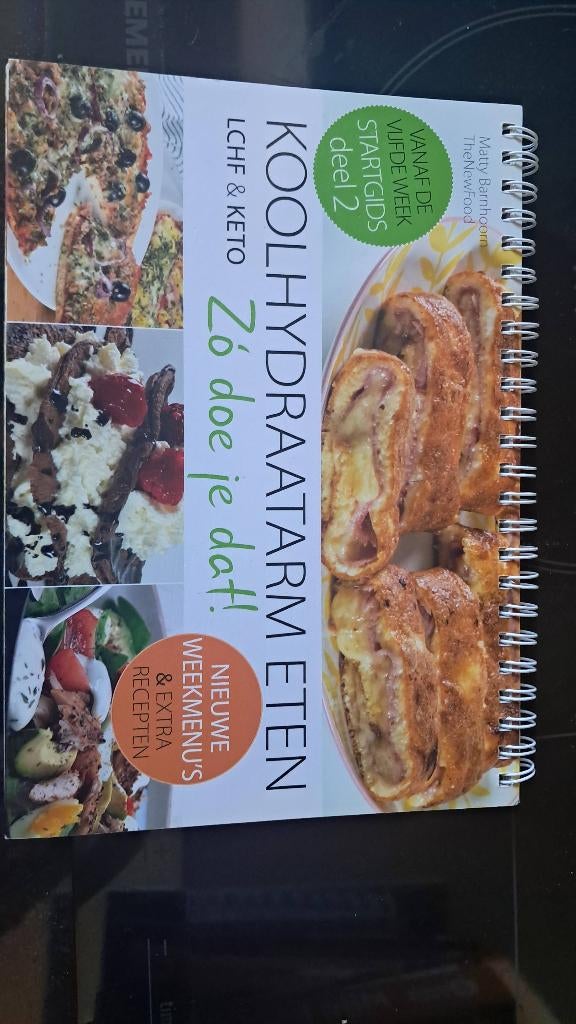 Koolhydraat  arm eten deel 2, Ophalen of Verzenden, Zo goed als nieuw