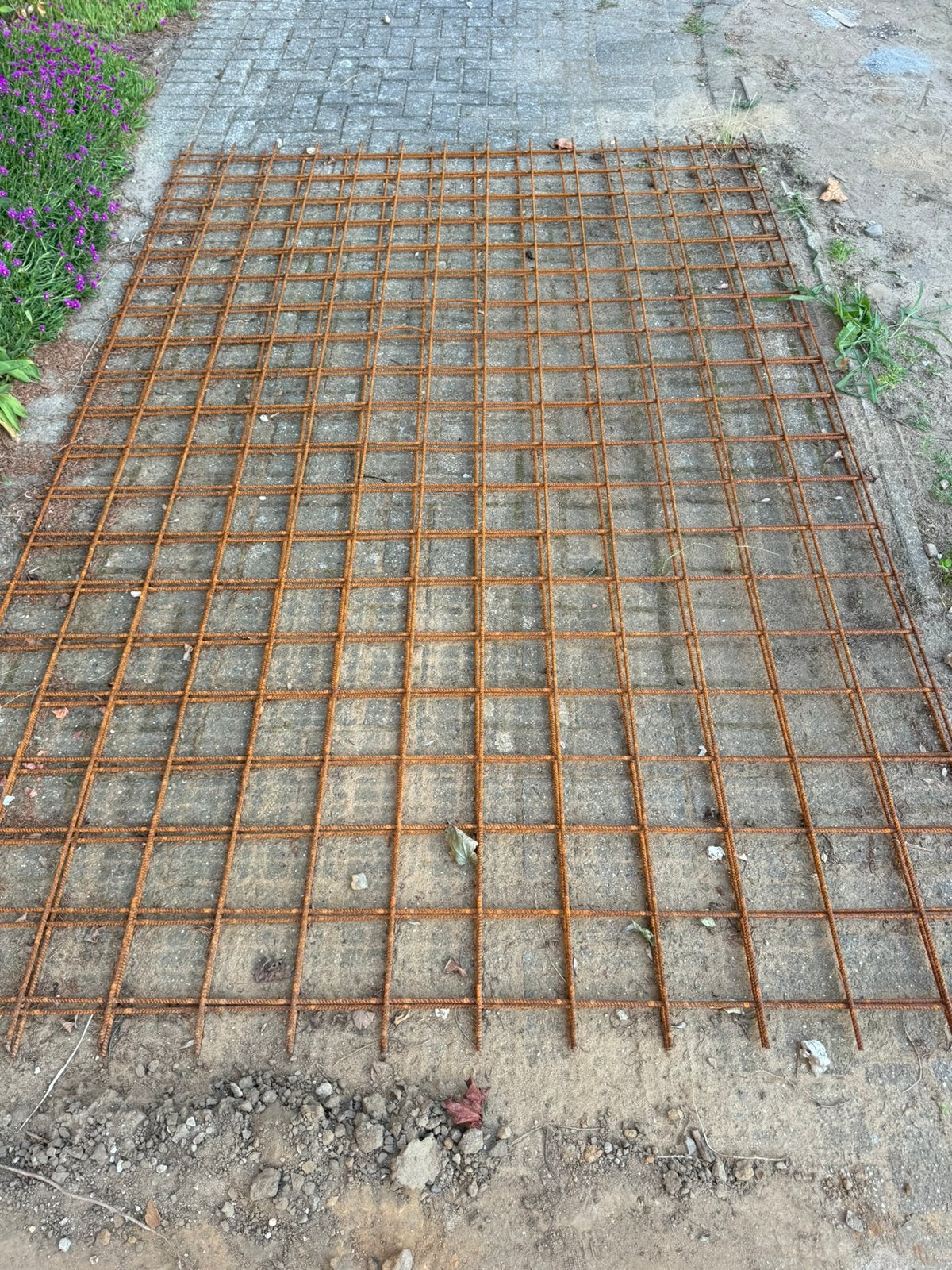 2 Staalmatten - 8mm dik - 3x2 meter, Doe-het-zelf en Verbouw, Metalen, Ophalen, Nieuw