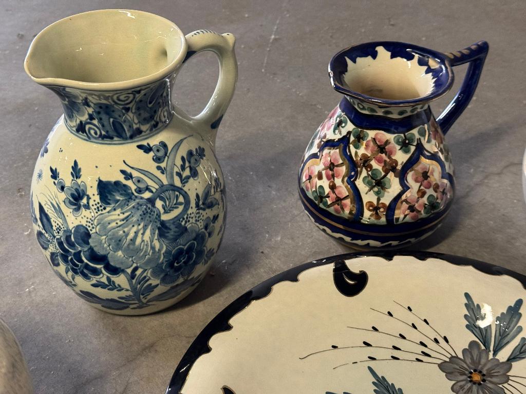 Brocante - Oud porseleinen servies (> 30 pcs), Antiek en Kunst, Ophalen