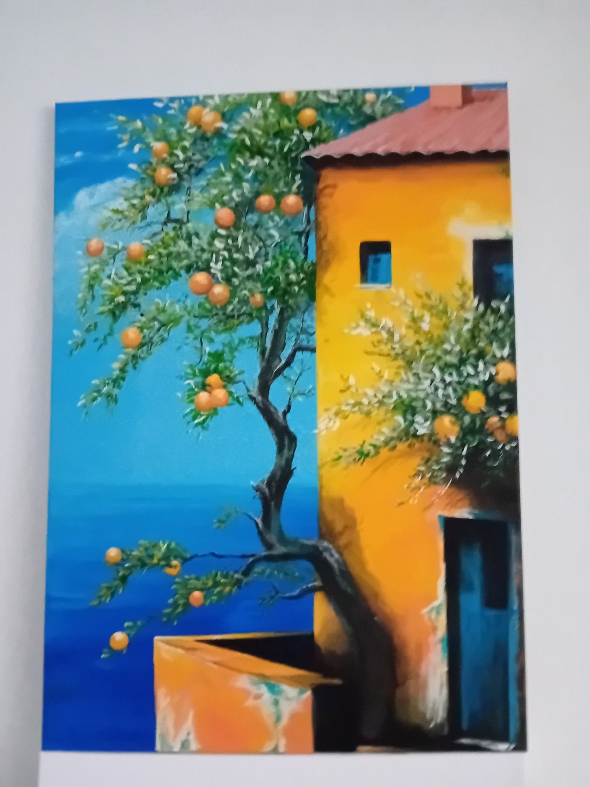 Acryl op doek 50x70, Ophalen