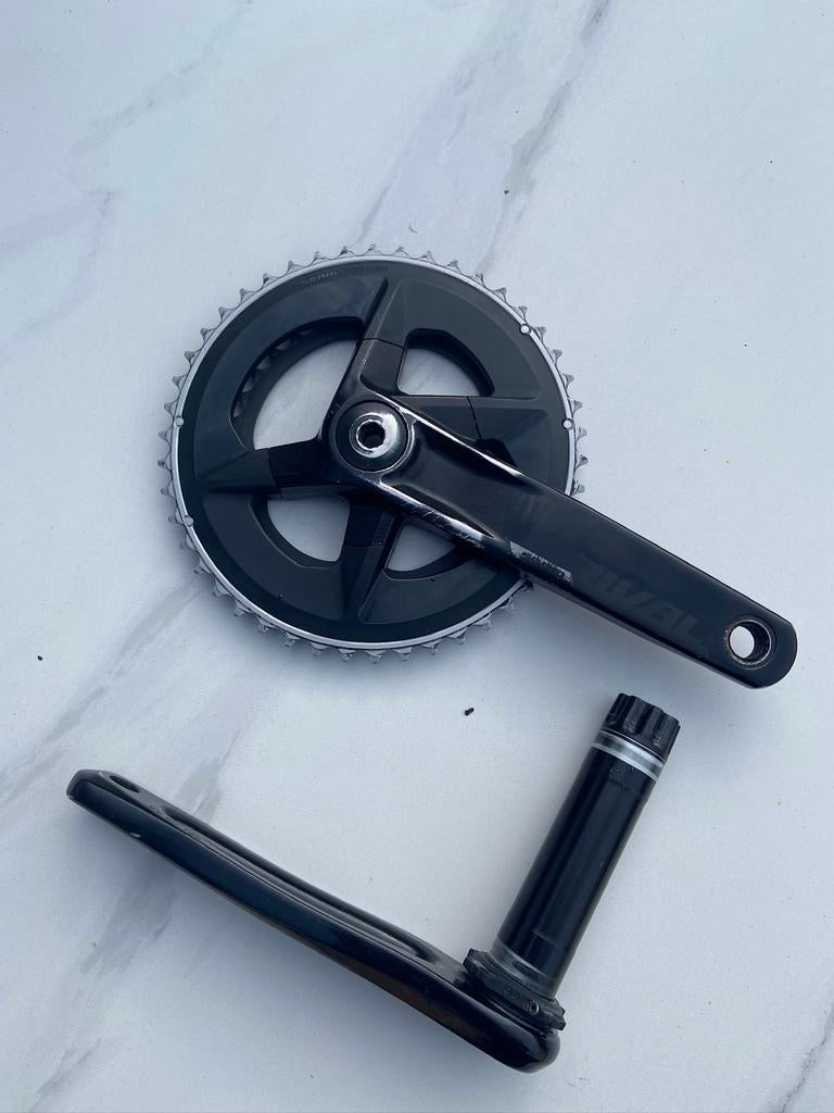 SRAM Rival Ai crankstel Cannondale 172,5 - 46/33, Crankstel of Pedalen, Gebruikt, Ophalen of Verzenden, Gravelbike