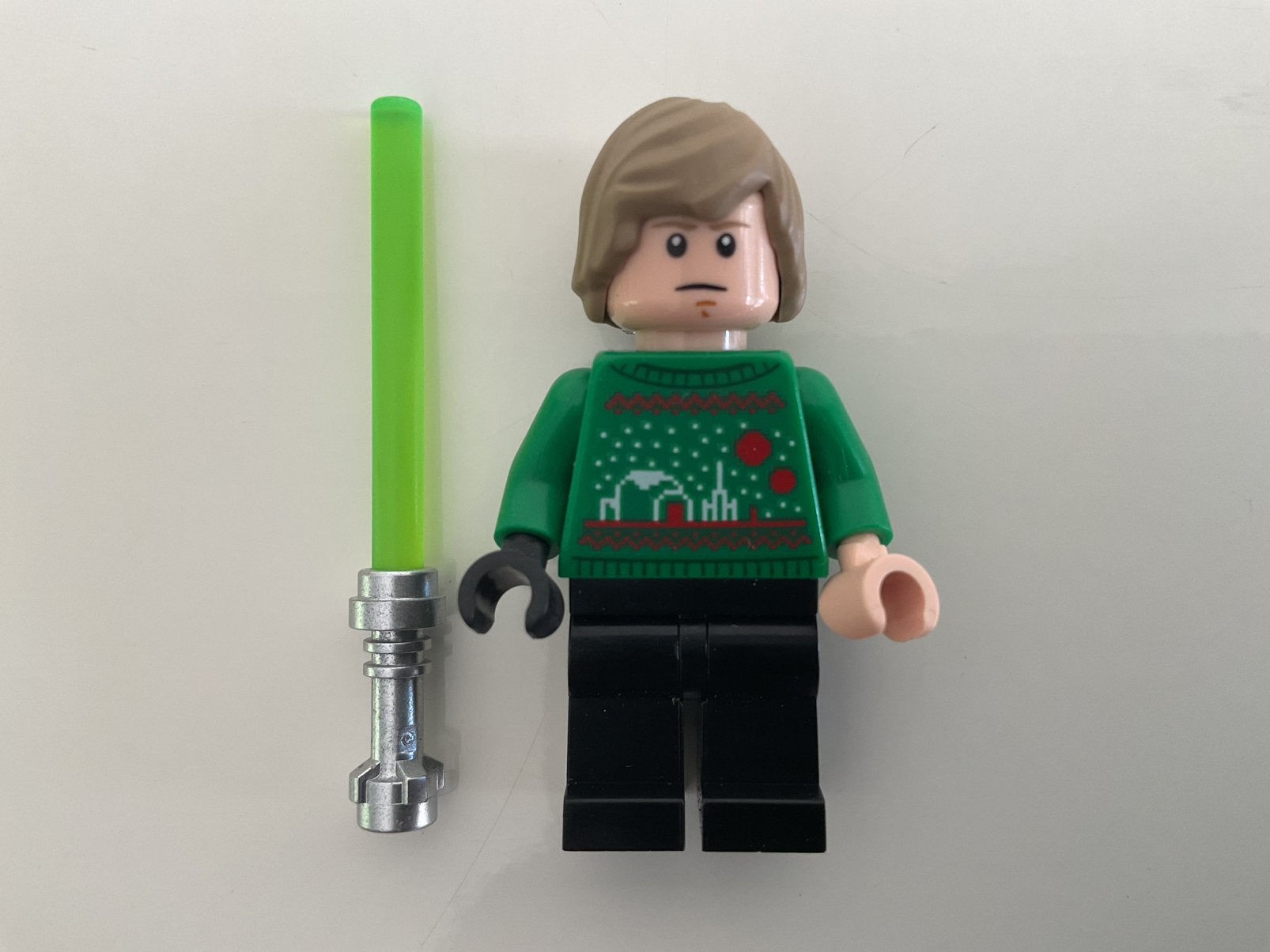 LEGO Star Wars - minifiguur - sw1382- Luke Skywalker Holiday, Compleet, Star Wars, Lego, Ophalen of Verzenden