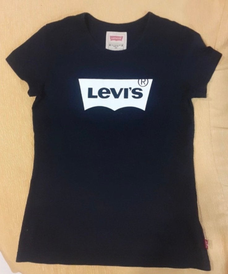 Levi shirt tshirt 16 176 zwart zwarte levi’s, Zo goed als nieuw, Shirt of Longsleeve, Levi's, Verzenden