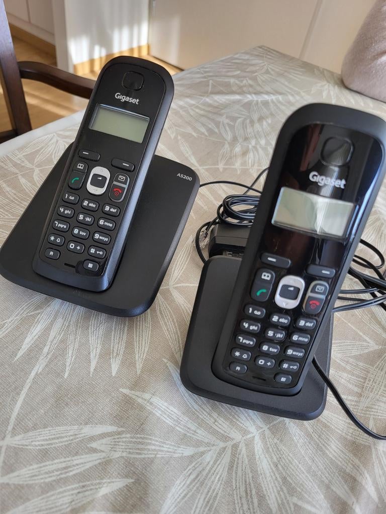 Gigaset AS200 duo  telefoonset met 2 handsets, Telecommunicatie, Vaste telefoons | Handsets en Draadloos, Ophalen of Verzenden