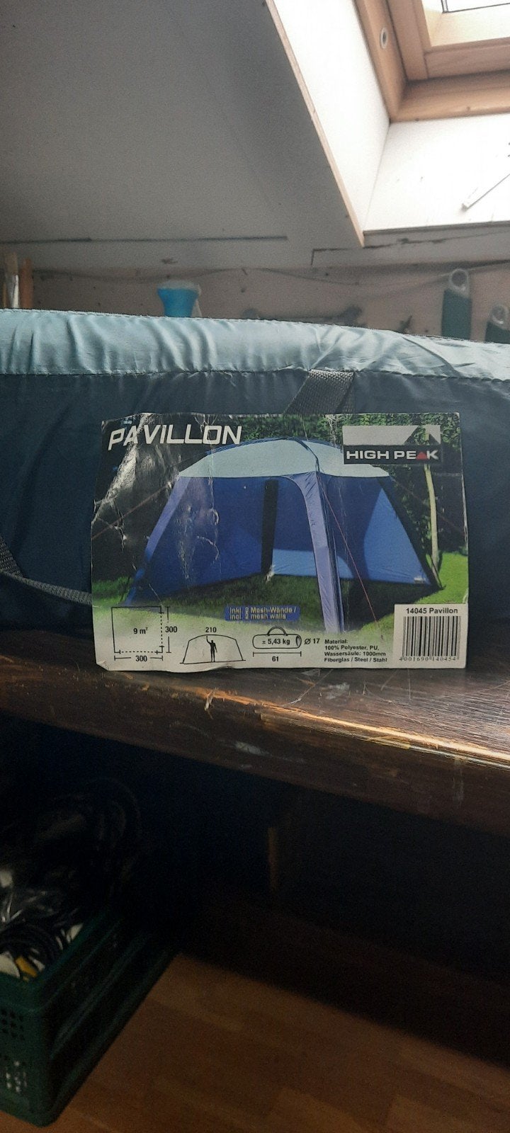 Camping shelter/party tent, Ophalen