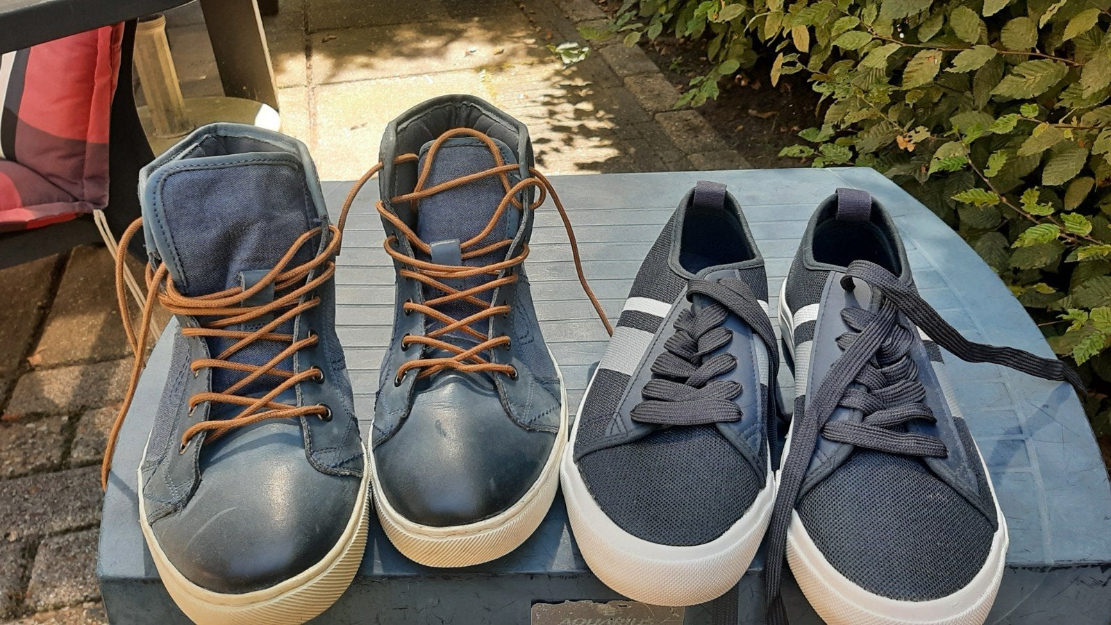 2 paar schoenen maat 41, Kleding | Heren, Schoenen, Blauw, Boots, Nieuw, Ophalen of Verzenden