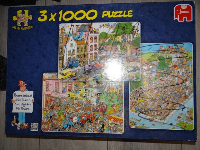 Jan van Haasteren puzzel., Ophalen of Verzenden, 500 t/m 1500 stukjes, Zo goed als nieuw, Legpuzzel