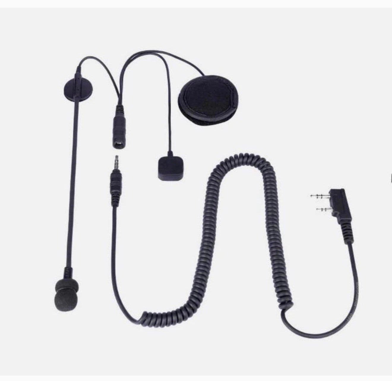 2x MicroAvionics PG HG Headset Kenwood Baofeng headsets ptt, P, P, P, Nieuw