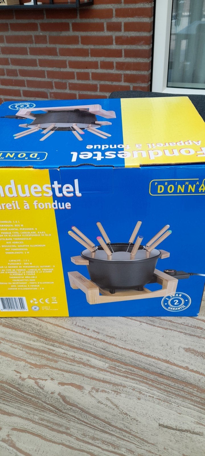 Rommelmarkt spulletjes, Witgoed en Apparatuur, Gourmetstellen, Ophalen, Nieuw, 4 t/m 7 personen