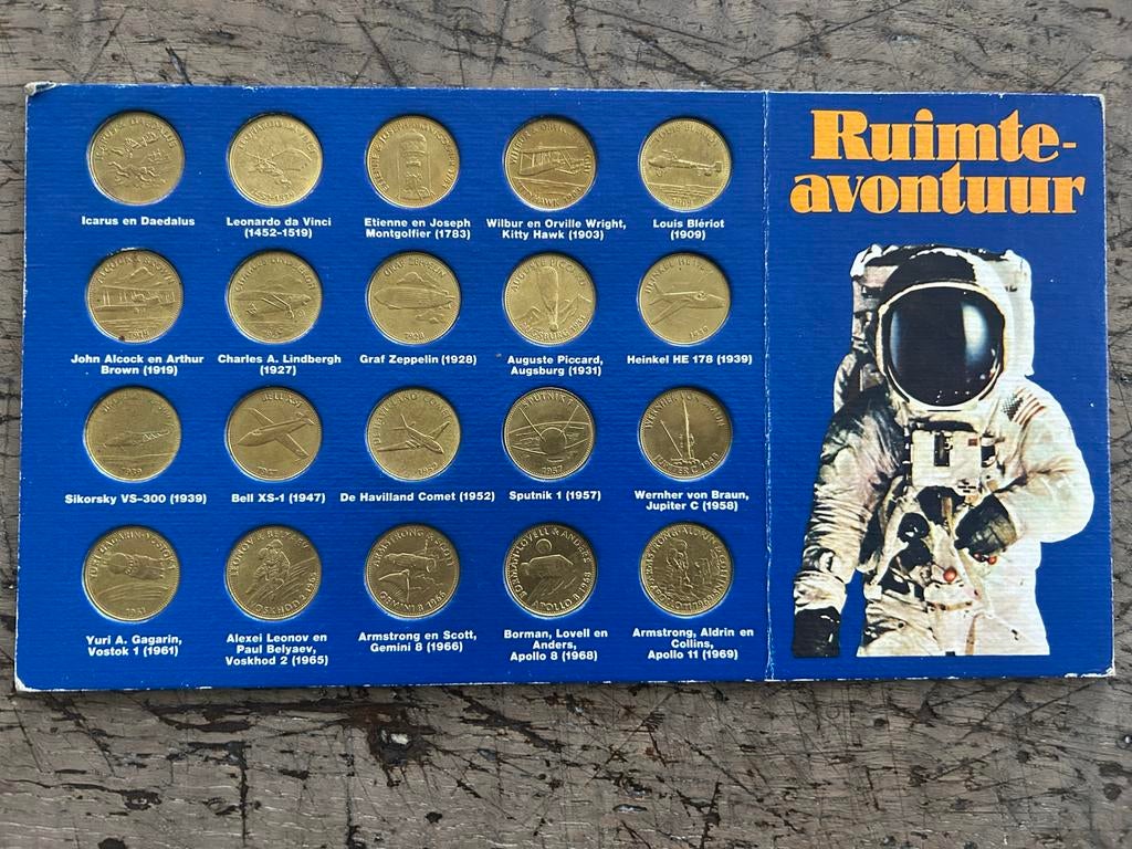 Ruimte-avontuur Muntenverzameling, Ophalen