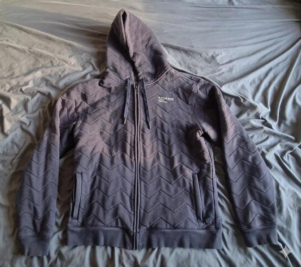 G-Star Raw Hoodie Vest, Onbekend, Ophalen of Verzenden, Maat 46/48 (XL) of groter, Blauw