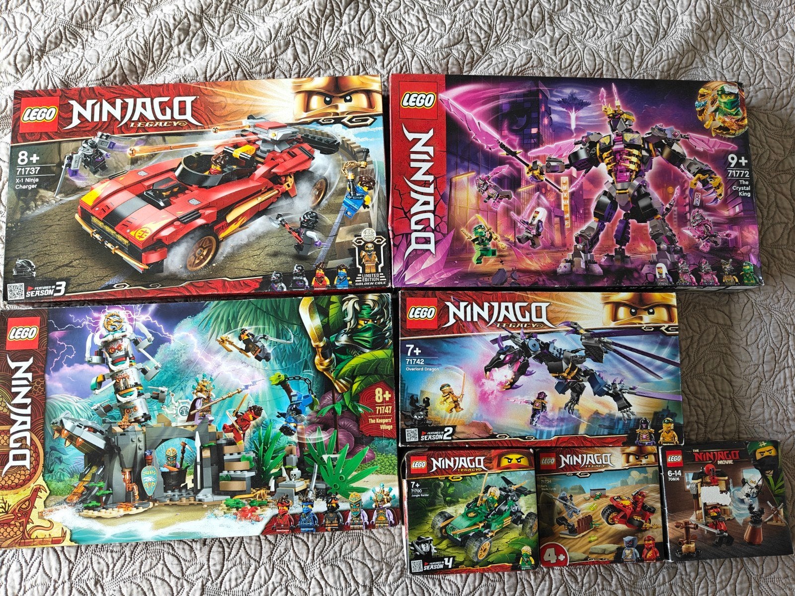 Grote collectie LEGO sets (Ninjago, City, Creator, e.d), Ophalen, Zo goed als nieuw, Compleet, Lego