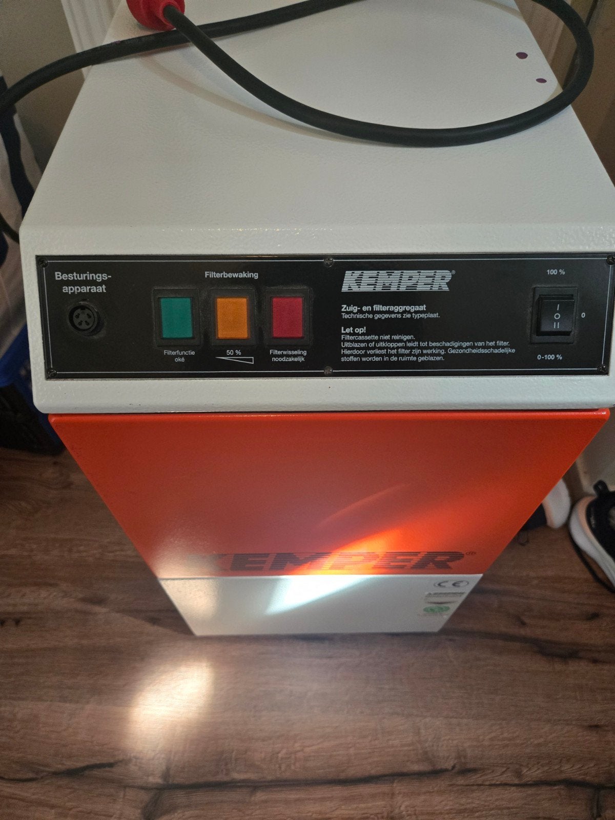 KEMPER Afzuig- en filterapparaat zonder afzuigslang, Ophalen