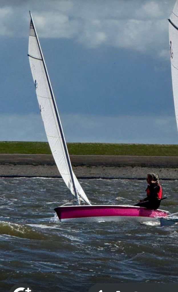 splash/flash 2 zeilbootjes met trailer te koop, Watersport en Boten, Open zeilboten, Ophalen, Gebruikt, 72 cm, Splash