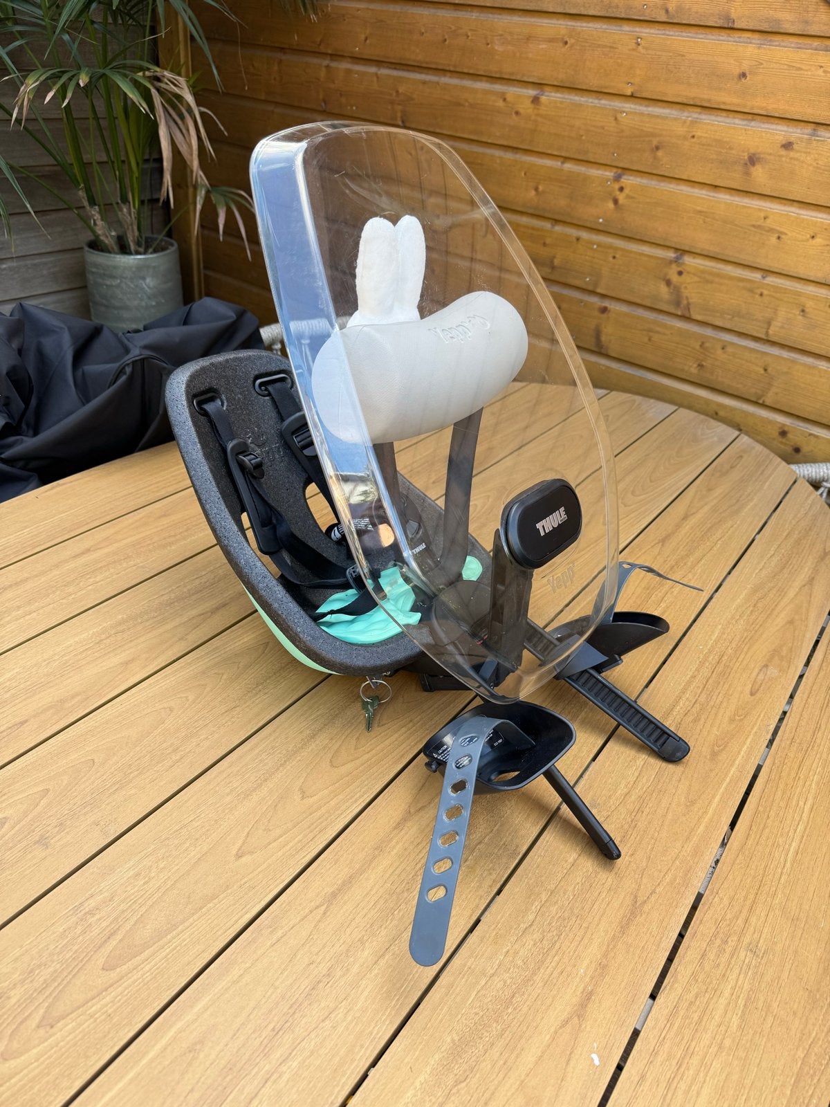 Thule Yepp Mini voorzitje met windscherm en Nijntje rol, Ophalen, Zo goed als nieuw, Voorzitje