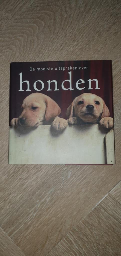 Boek de mooiste uitspraken over honden, Ophalen of Verzenden, Zo goed als nieuw, Overige diersoorten