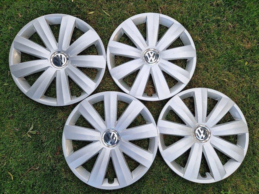 4 VW wieldoppen 16 inch Origineel, Ophalen of Verzenden, Gebruikt
